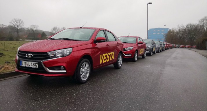 Немецкие дилеры начали продажи седана Lada Vesta